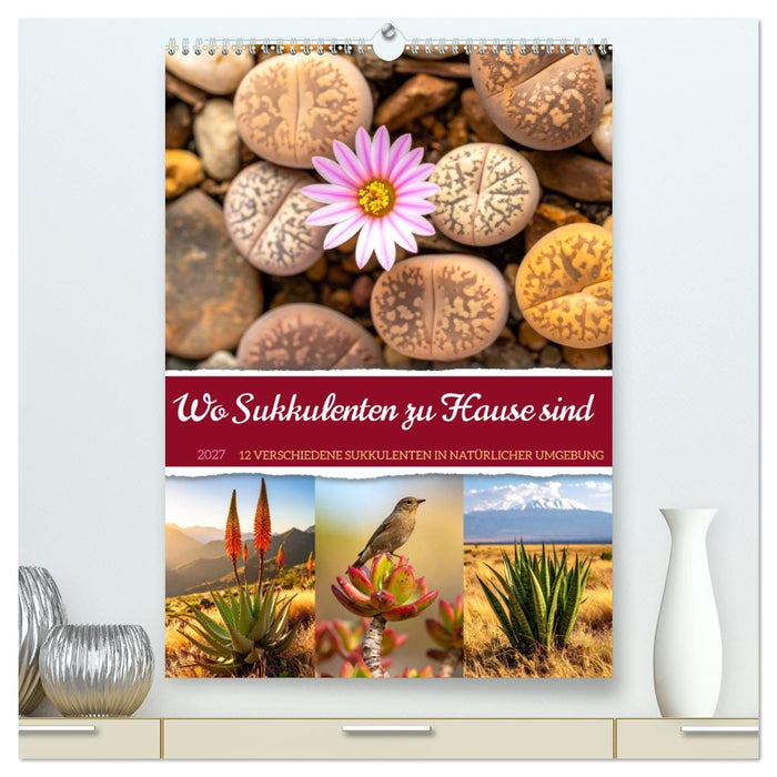 Wo Sukkulenten zu Hause sind (CALVENDO Premium Wandkalender 2027)