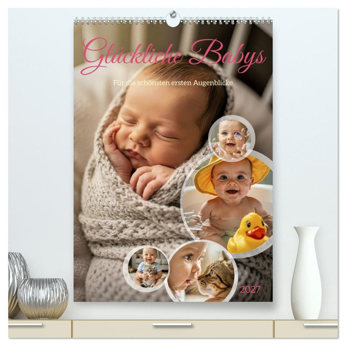 Glückliche Babys (CALVENDO Premium Wandkalender 2027)