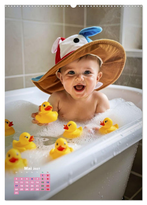 Glückliche Babys (CALVENDO Premium Wandkalender 2027)