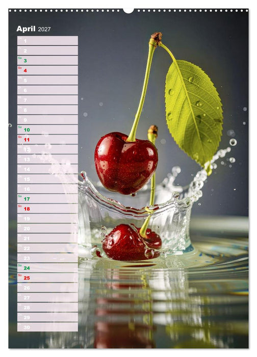 Erfrischendes Obst (CALVENDO Premium Wandkalender 2027)