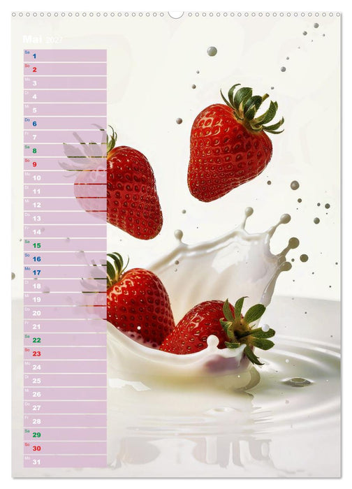 Erfrischendes Obst (CALVENDO Premium Wandkalender 2027)