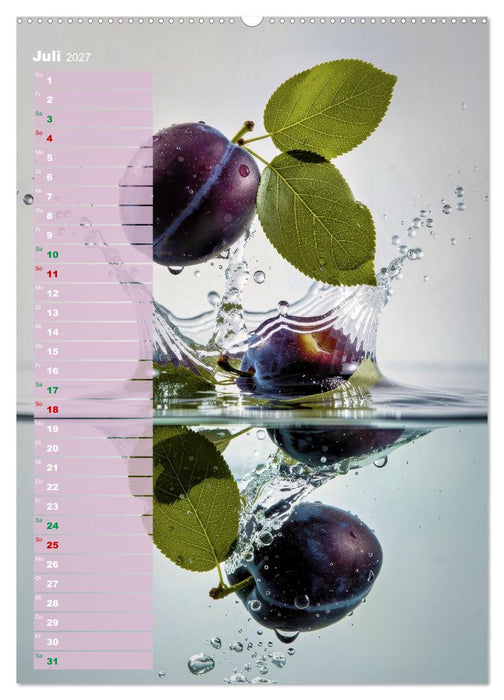 Erfrischendes Obst (CALVENDO Premium Wandkalender 2027)