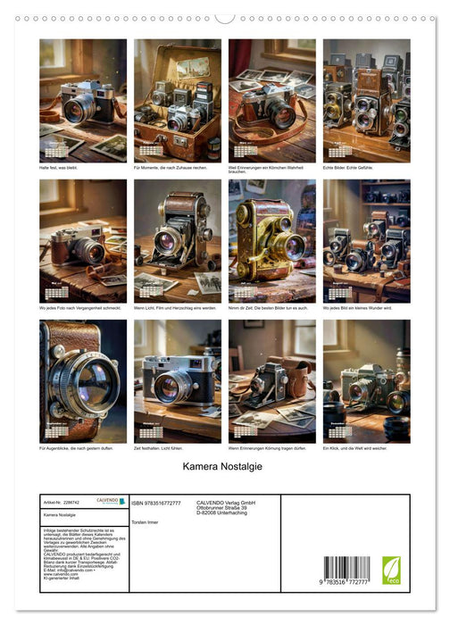 Kamera Nostalgie (CALVENDO Premium Wandkalender 2027)