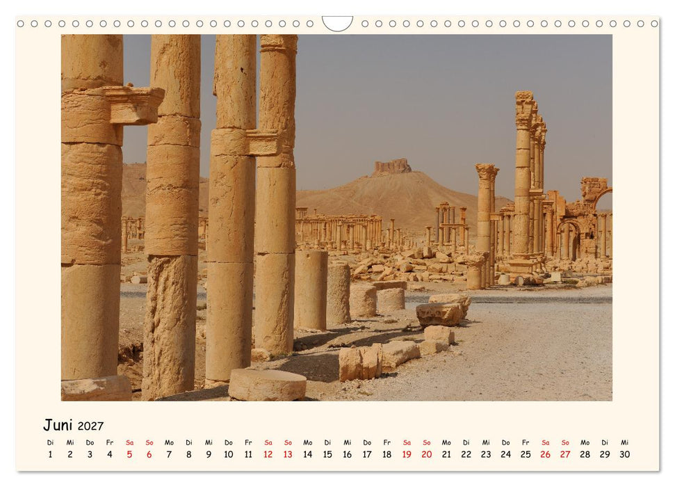 Syrien Kultur & Landschaft (CALVENDO Wandkalender 2027)