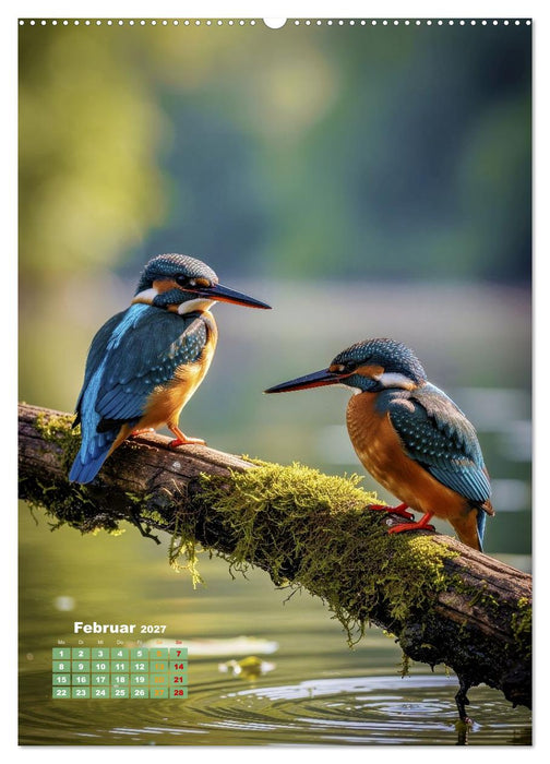 Bunte Eisvögel (CALVENDO Premium Wandkalender 2027)