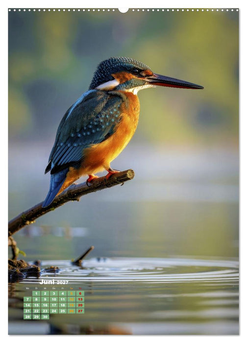Bunte Eisvögel (CALVENDO Premium Wandkalender 2027)