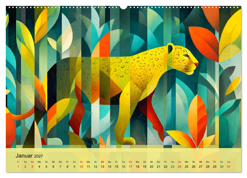 Leuchtender Urwald. Dschungel zwischen Form und Wildnis (CALVENDO Wandkalender 2027)