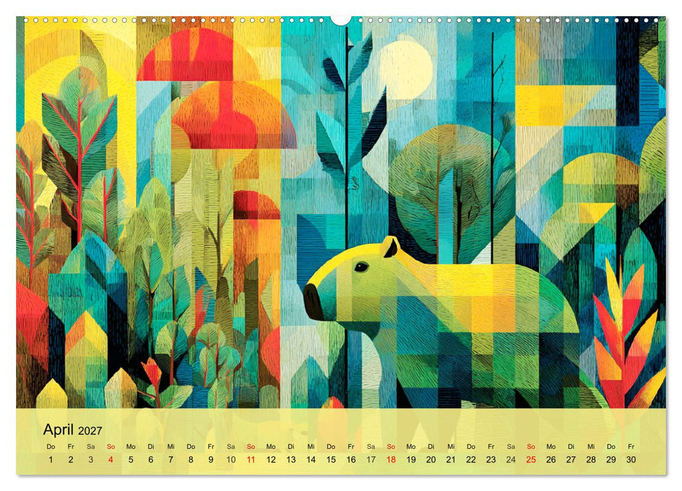 Leuchtender Urwald. Dschungel zwischen Form und Wildnis (CALVENDO Wandkalender 2027)