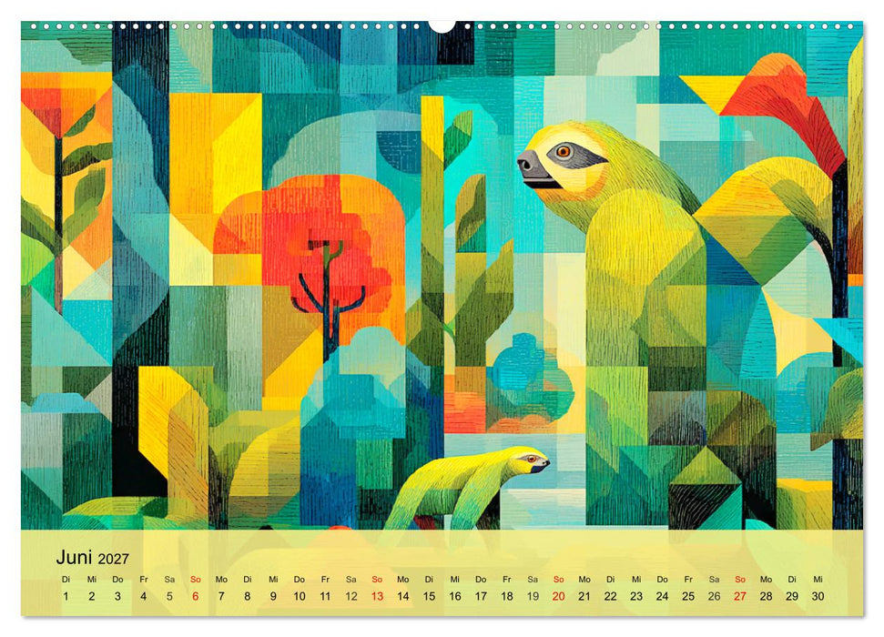 Leuchtender Urwald. Dschungel zwischen Form und Wildnis (CALVENDO Wandkalender 2027)