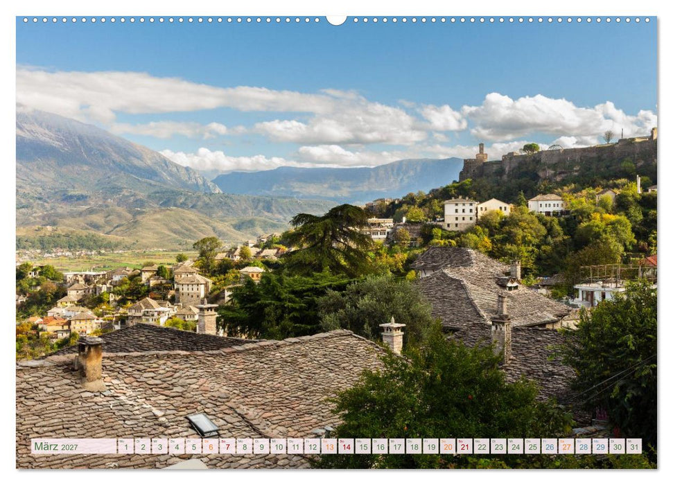 Reisen durch Albanien - Magische Landschaften zwischen Bergen und Meer (CALVENDO Premium Wandkalender 2027)