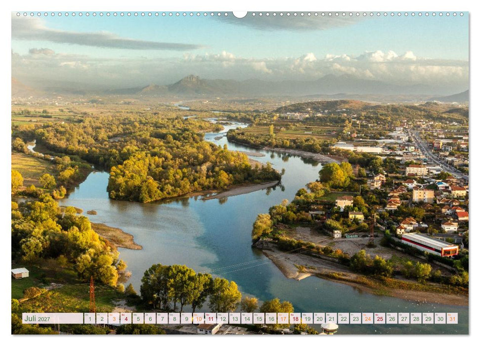 Reisen durch Albanien - Magische Landschaften zwischen Bergen und Meer (CALVENDO Premium Wandkalender 2027)