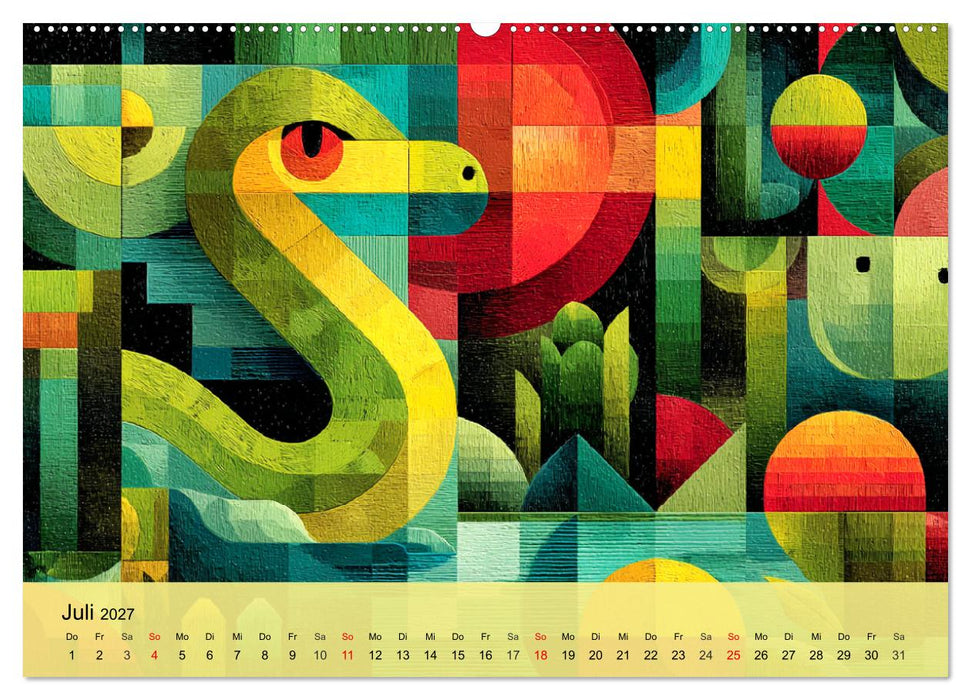 Leuchtender Urwald. Dschungel zwischen Form und Wildnis (CALVENDO Premium Wandkalender 2027)