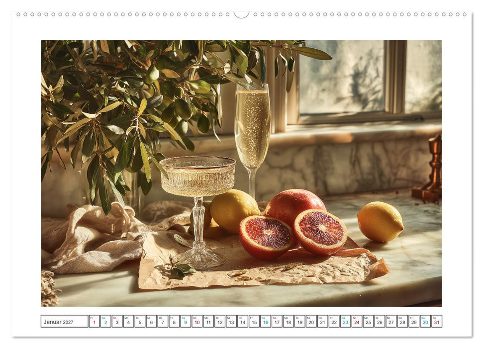 Mediterrane Genussmomente (CALVENDO Premium Wandkalender 2027)