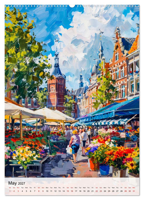The Netherlands in Colour - Artistic Landscapes and City Views (CALVENDO Premium-Calendar 2027)