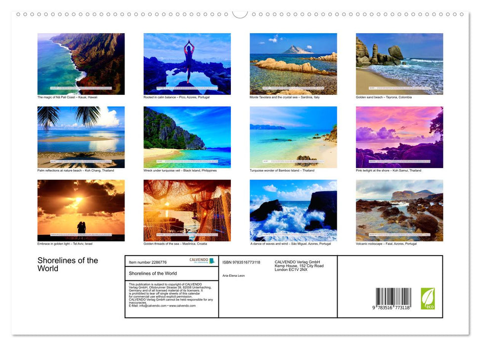 Shorelines of the World (CALVENDO Premium-Calendar 2027)