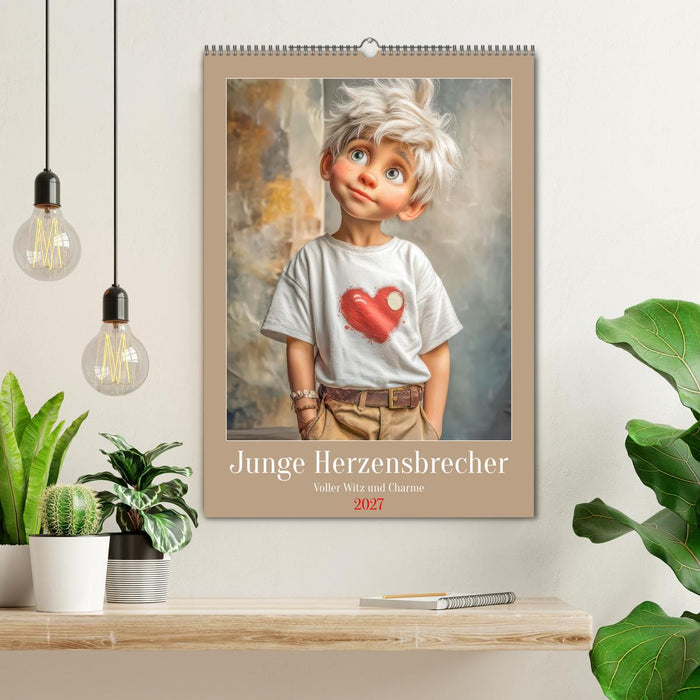 Junge Herzensbrecher - Voller Witz und Charme (CALVENDO Wandkalender 2027)