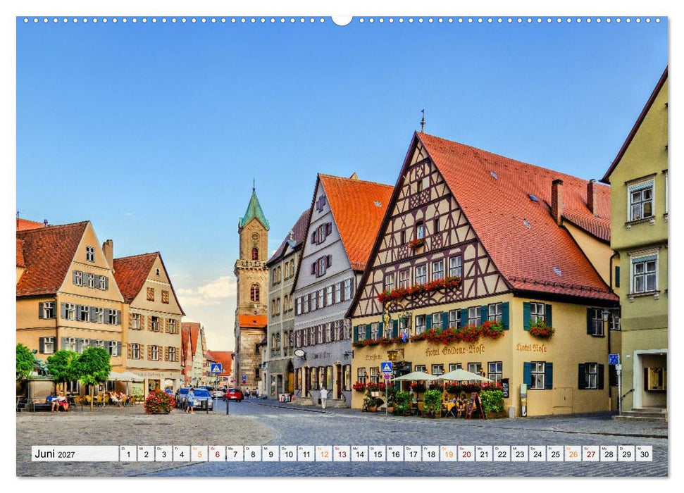 Dinkelsbühl - Zwölf Momente in der Altstadt (CALVENDO Premium Wandkalender 2027)