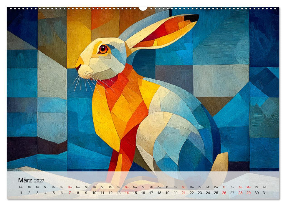 Nordlicht in Facetten. Die Arktis in geometrischer Bildsprache (CALVENDO Premium Wandkalender 2027)