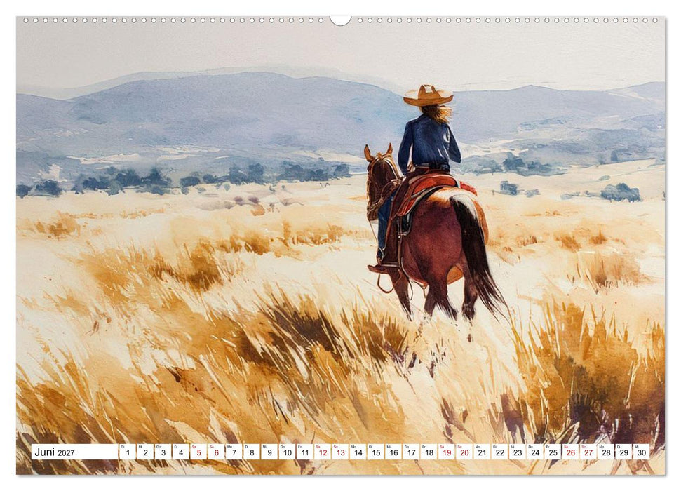 Western Horizonte (CALVENDO Wandkalender 2027)