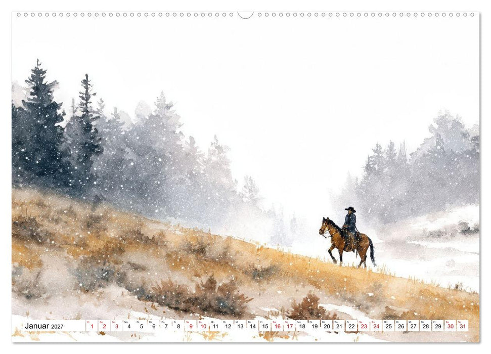 Western Horizonte (CALVENDO Premium Wandkalender 2027)