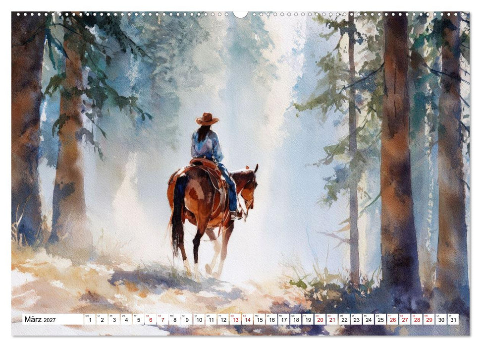 Western Horizonte (CALVENDO Premium Wandkalender 2027)