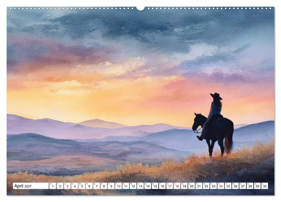 Western Horizonte (CALVENDO Premium Wandkalender 2027)