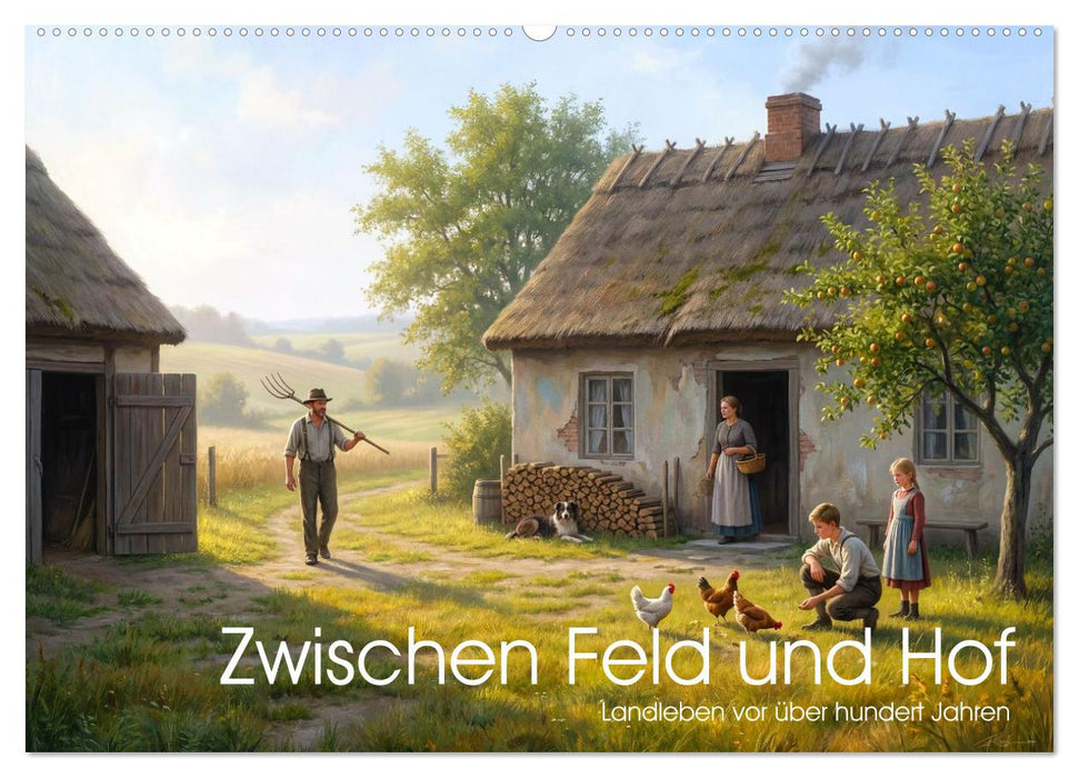 Zwischen Feld und Hof - Landleben vor über hundert Jahren (CALVENDO Wandkalender 2027)