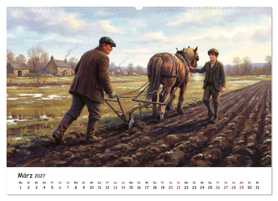 Zwischen Feld und Hof - Landleben vor über hundert Jahren (CALVENDO Wandkalender 2027)