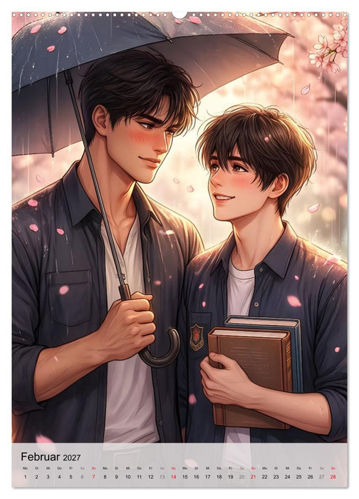 Herzen im Einklang - YAOI EDITION (CALVENDO Wandkalender 2027)