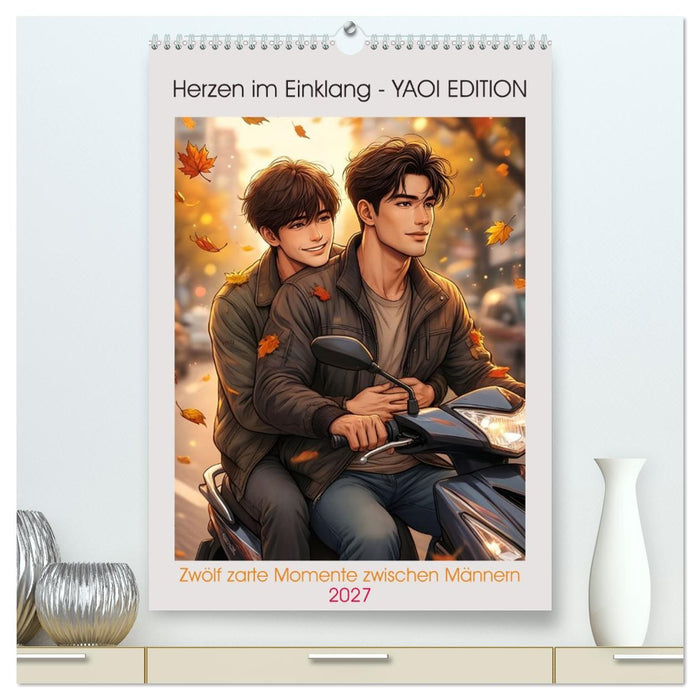 Herzen im Einklang - YAOI EDITION (CALVENDO Premium Wandkalender 2027)