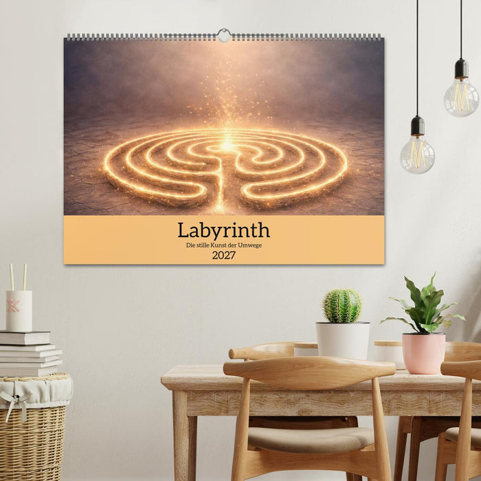 Labyrinth - Die stille Kunst der Umwege (CALVENDO Wandkalender 2027)