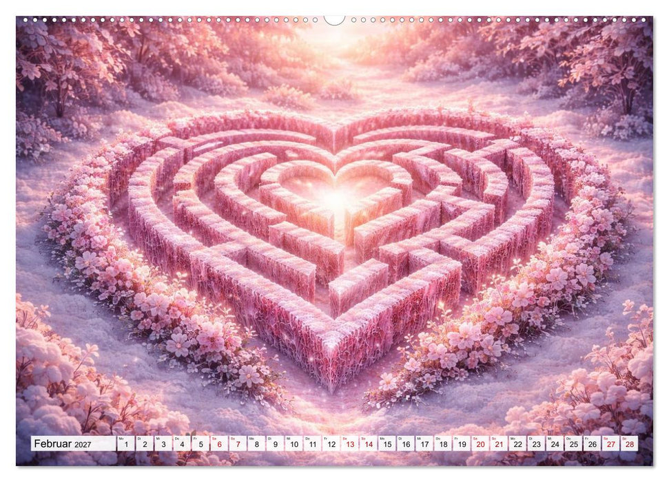 Labyrinth - Die stille Kunst der Umwege (CALVENDO Wandkalender 2027)