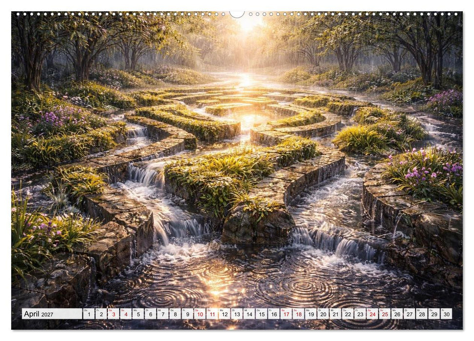 Labyrinth - Die stille Kunst der Umwege (CALVENDO Wandkalender 2027)