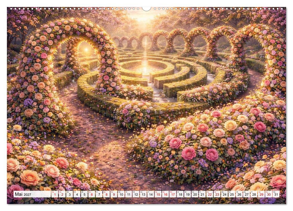 Labyrinth - Die stille Kunst der Umwege (CALVENDO Wandkalender 2027)