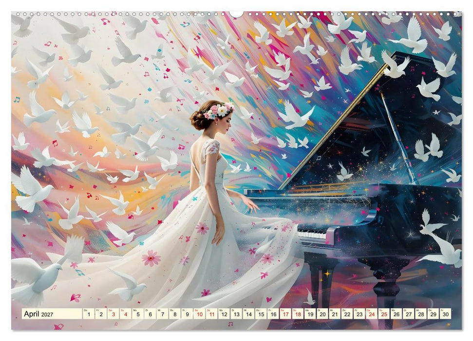 Piano der Träume (CALVENDO Wandkalender 2027)