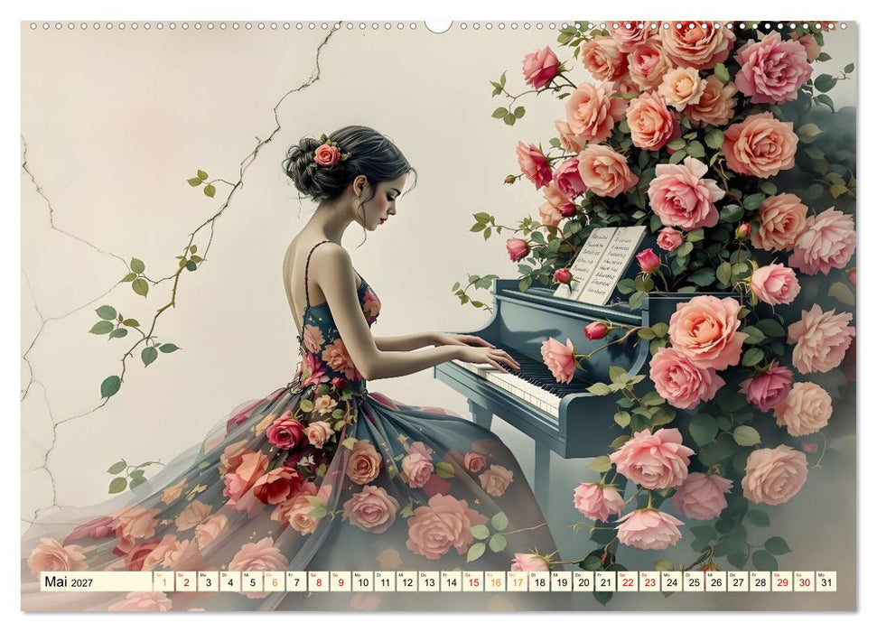 Piano der Träume (CALVENDO Premium Wandkalender 2027)