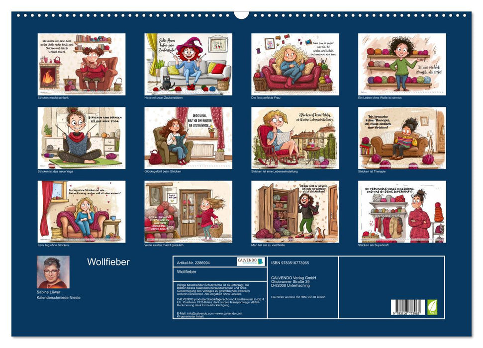 Wollfieber (CALVENDO Wandkalender 2027)