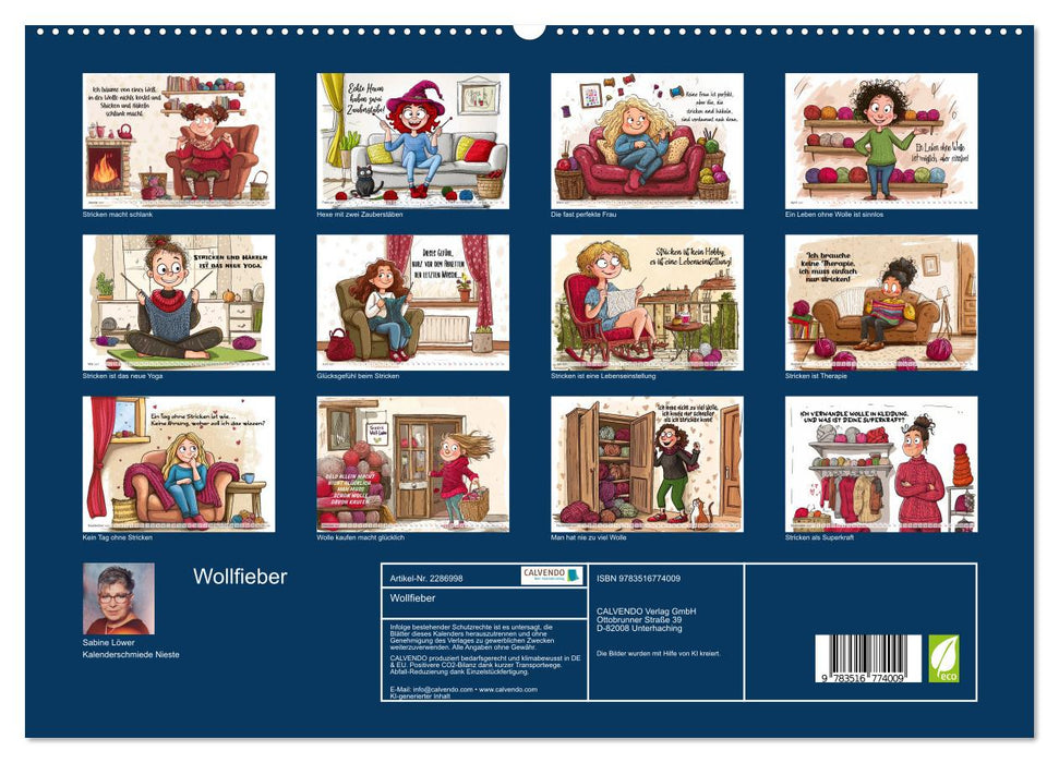 Wollfieber (CALVENDO Premium Wandkalender 2027)