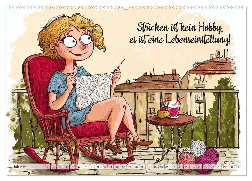 Wollfieber (CALVENDO Premium Wandkalender 2027)