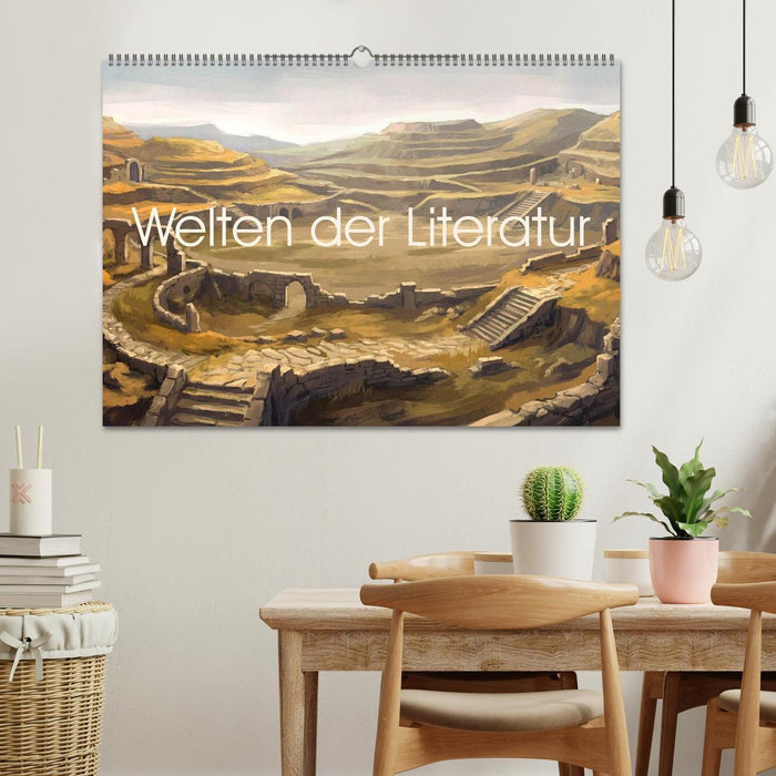 Welten der Literatur - Zwölf Zustände des Imaginären (CALVENDO Wandkalender 2027)