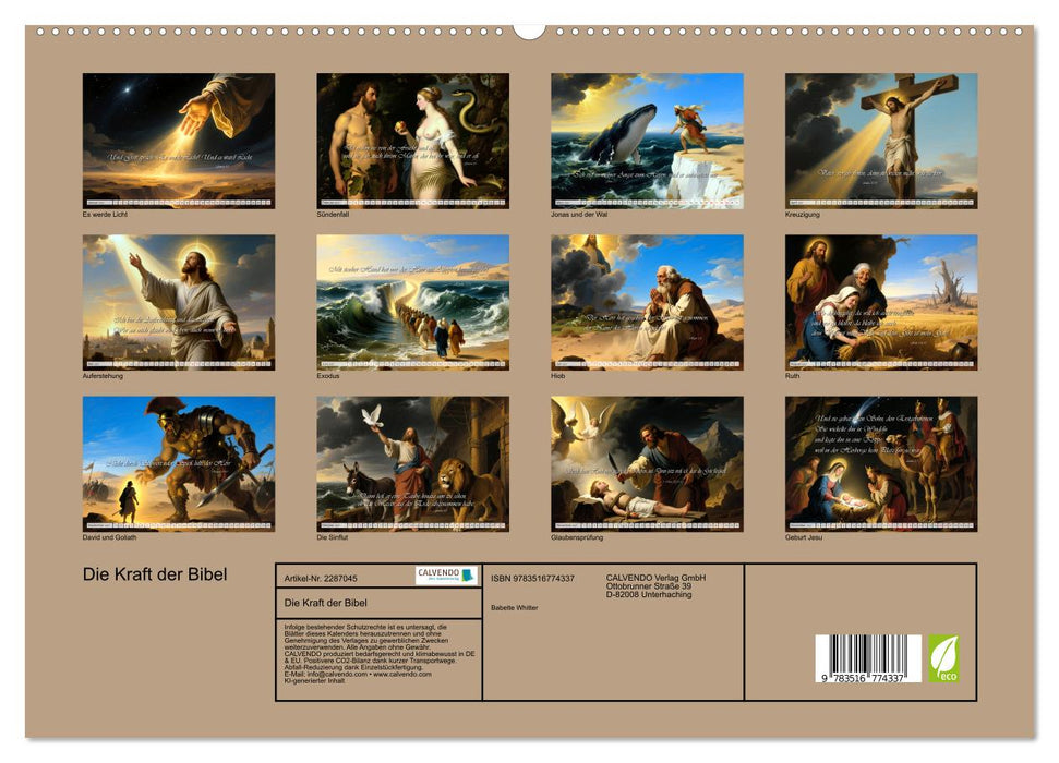 Die Kraft der Bibel (CALVENDO Premium Wandkalender 2027)