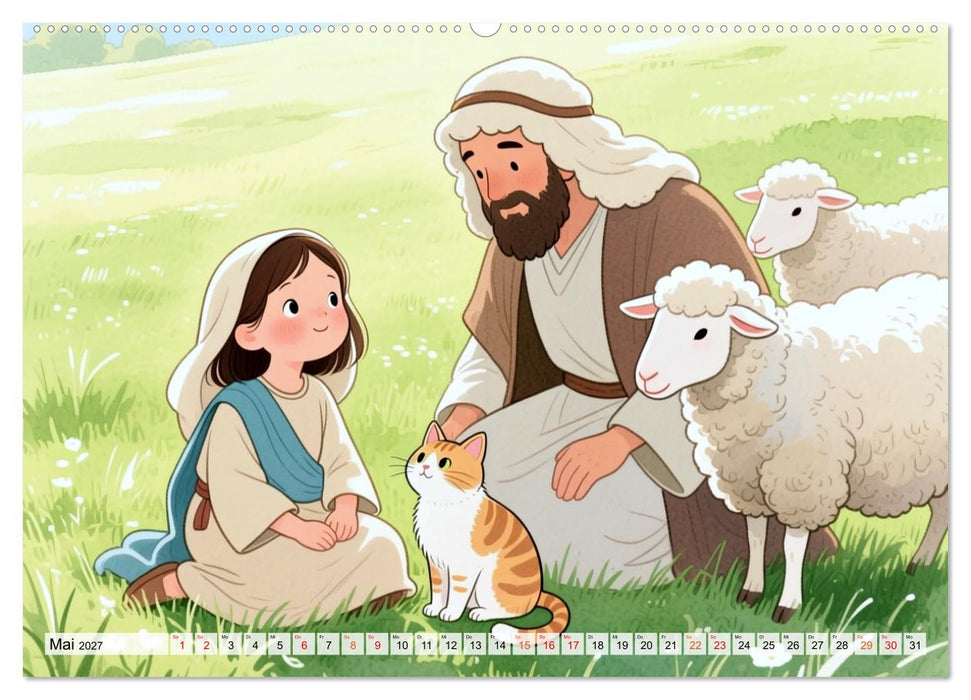 Luna, Minka und die Bibel (CALVENDO Wandkalender 2027)