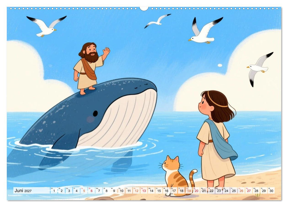 Luna, Minka und die Bibel (CALVENDO Wandkalender 2027)