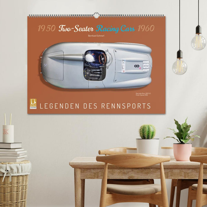 Two-Seater Racing Cars 1950-1960 (CALVENDO Wandkalender 2027)