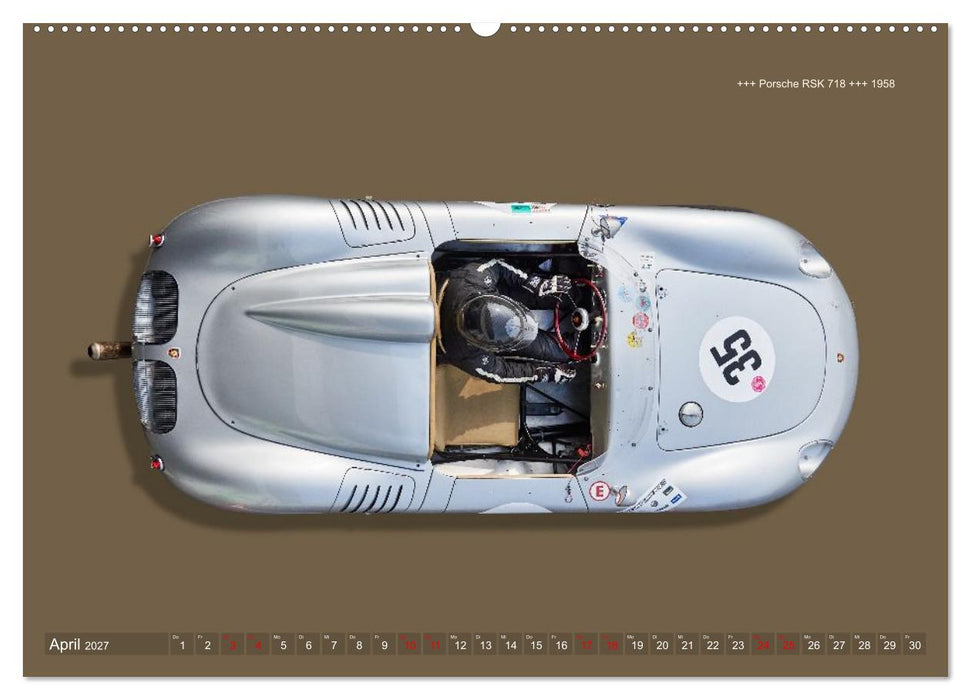 Two-Seater Racing Cars 1950-1960 (CALVENDO Wandkalender 2027)