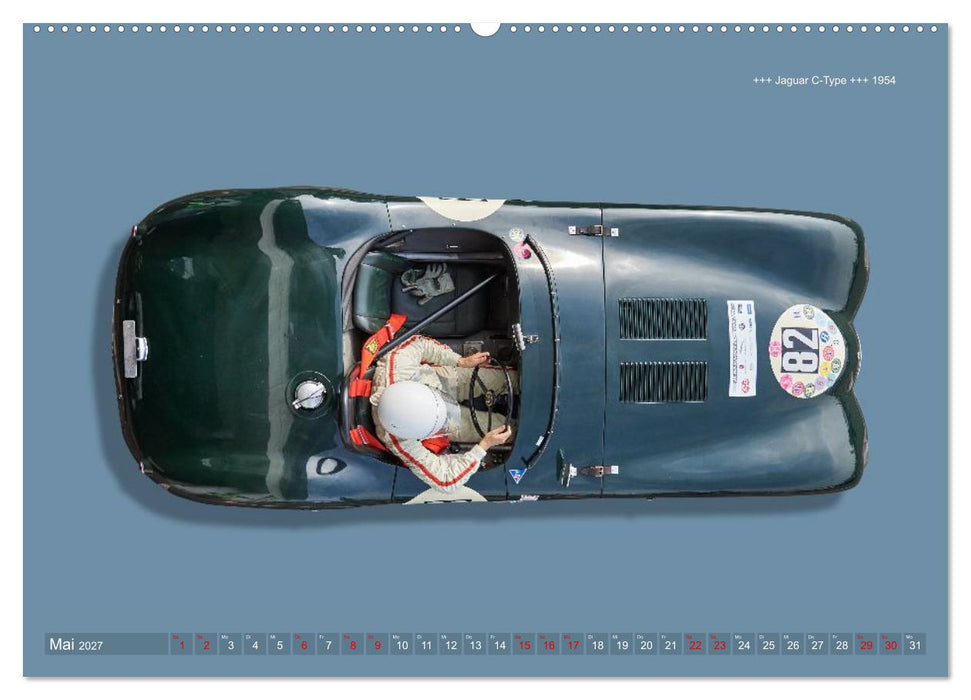 Two-Seater Racing Cars 1950-1960 (CALVENDO Premium Wandkalender 2027)