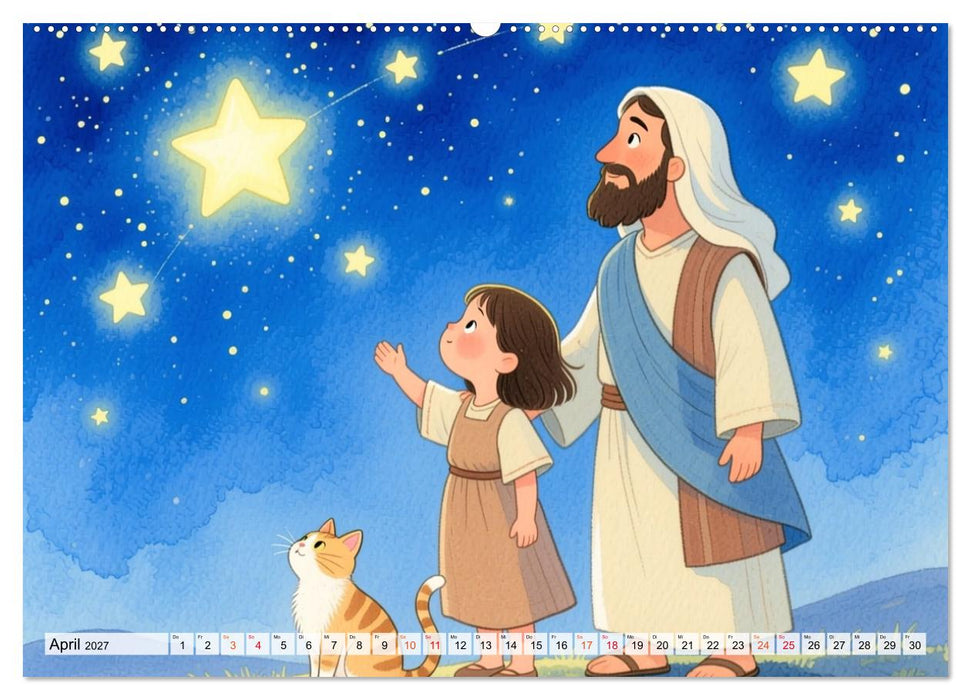 Luna, Minka und die Bibel (CALVENDO Premium Wandkalender 2027)
