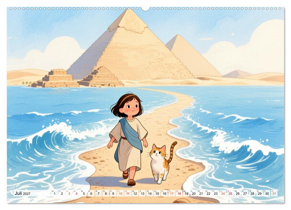 Luna, Minka und die Bibel (CALVENDO Premium Wandkalender 2027)
