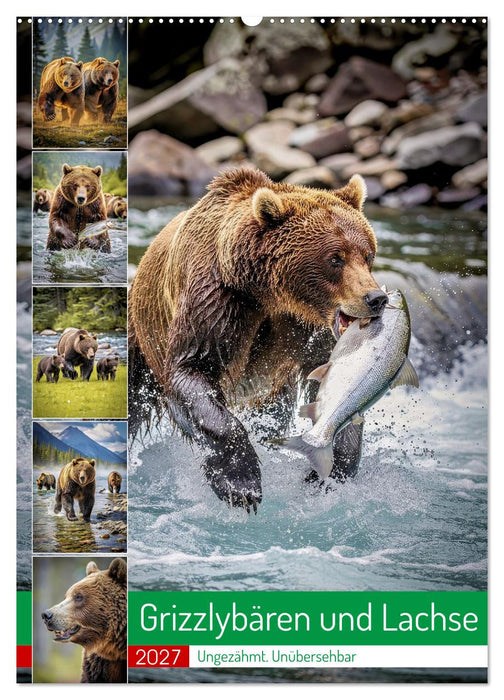 Grizzlybären und Lachse (CALVENDO Wandkalender 2027)