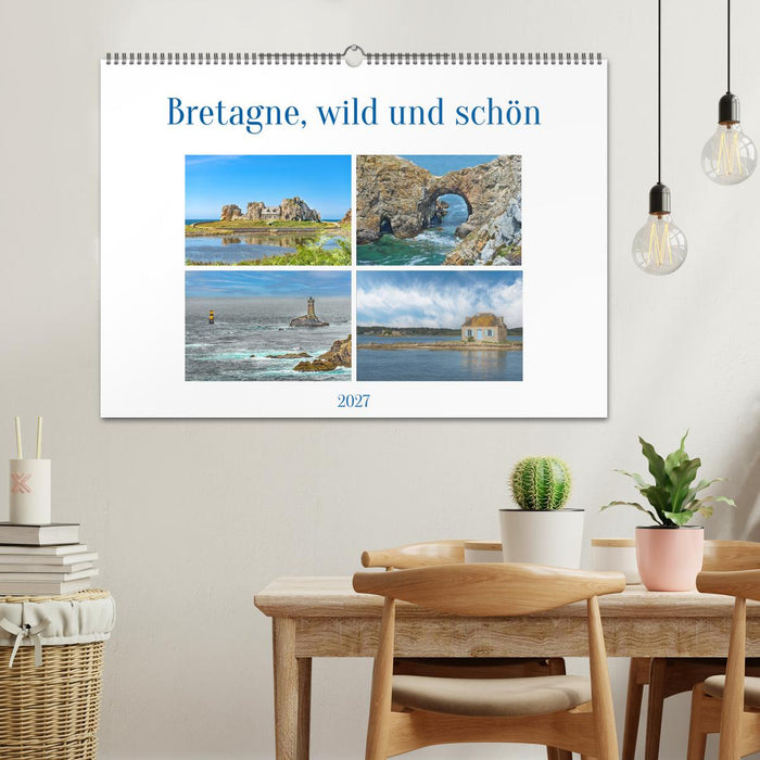 Bretagne, wild und schön (CALVENDO Wandkalender 2027)
